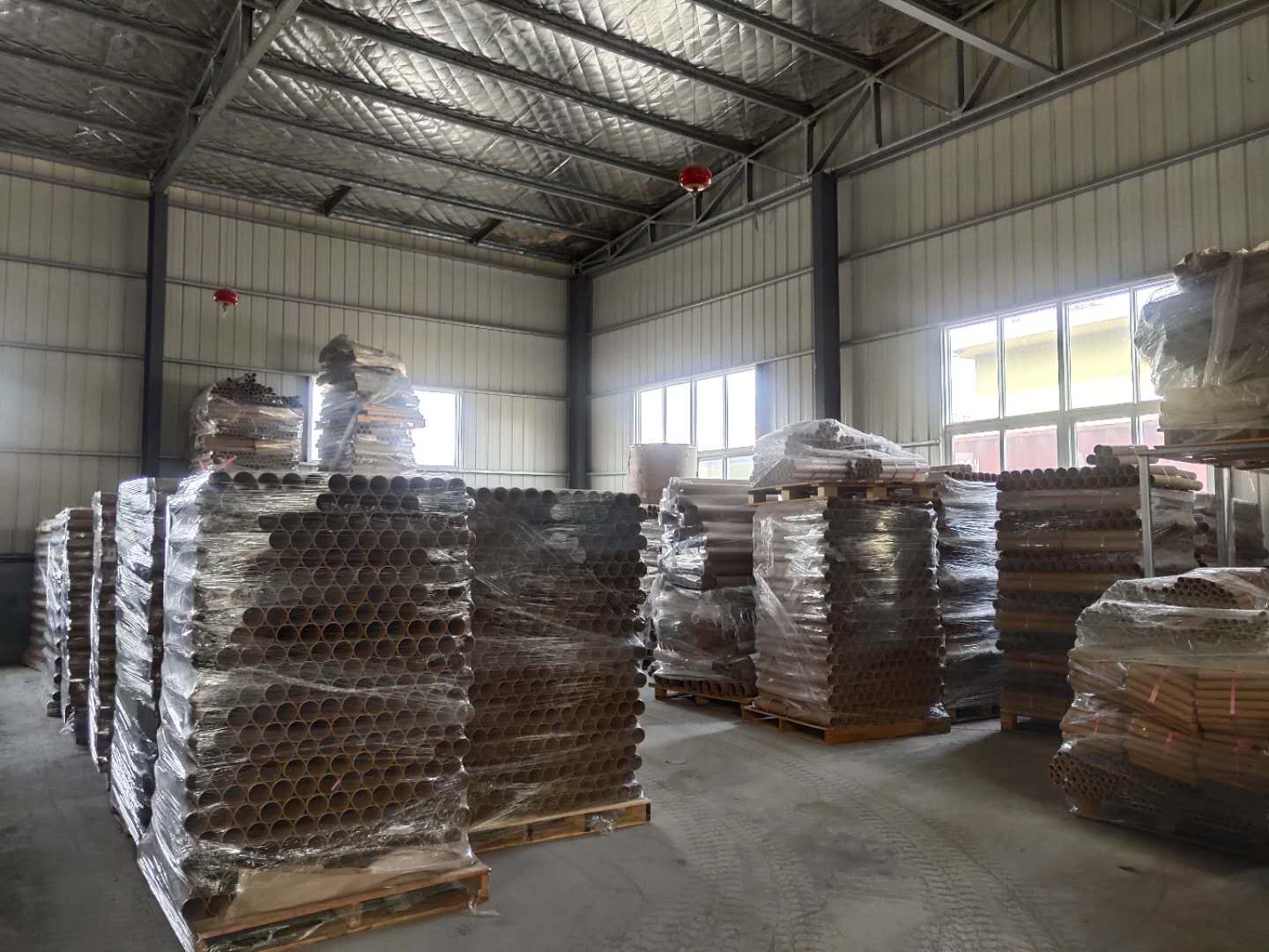 工业纸管发货现场